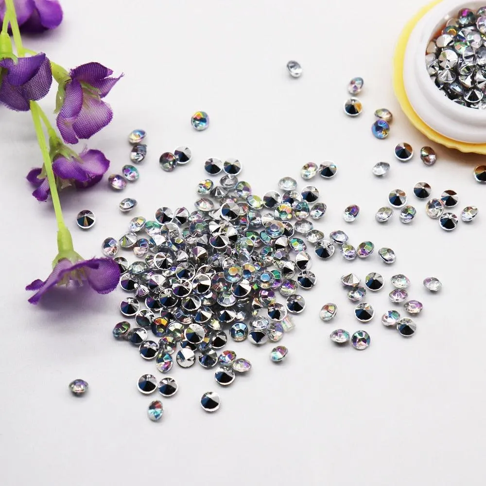Elegant Clear Acrylic Diamond Scatter Set for Luxurious Event Decor