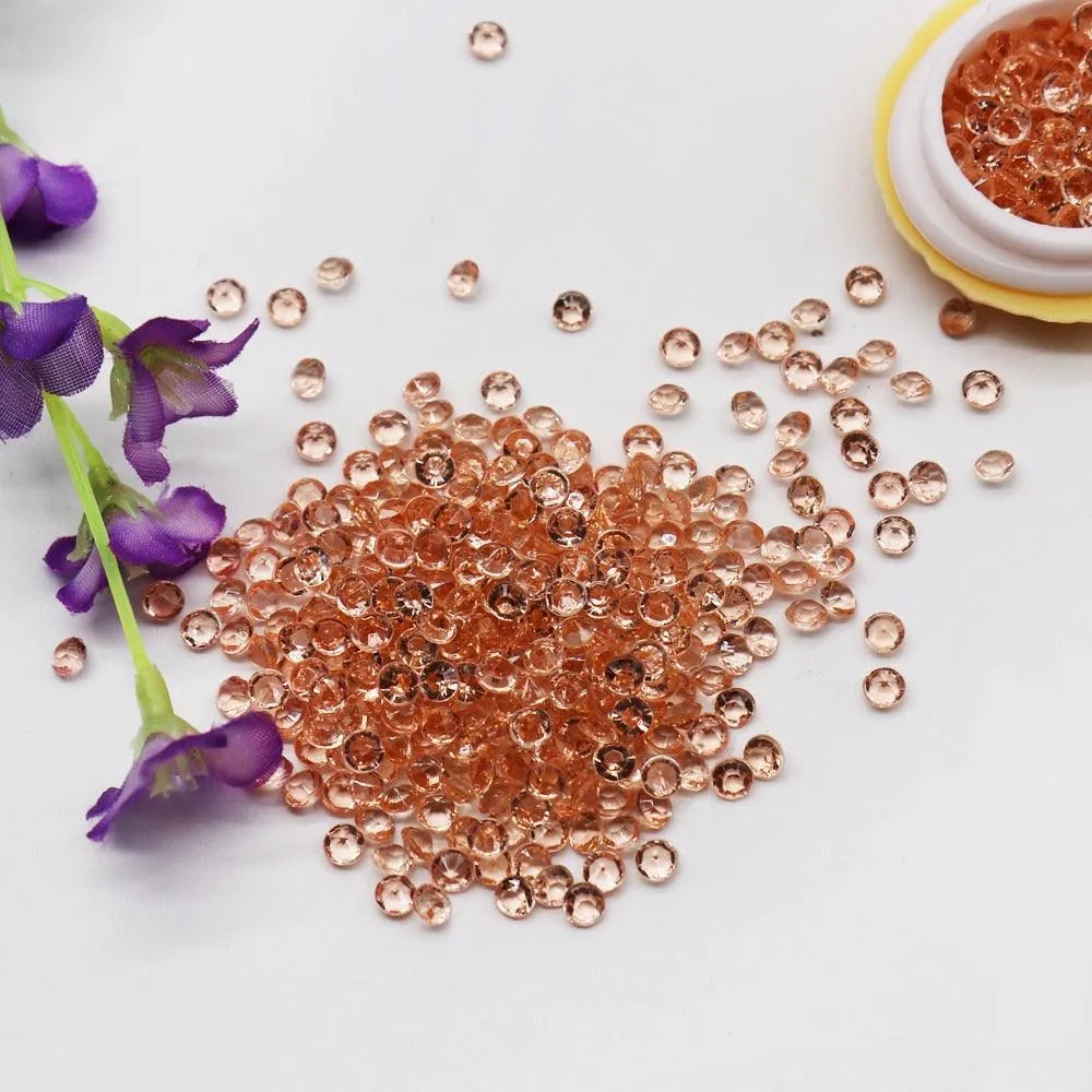 Elegant Clear Acrylic Diamond Scatter Set for Luxurious Event Decor