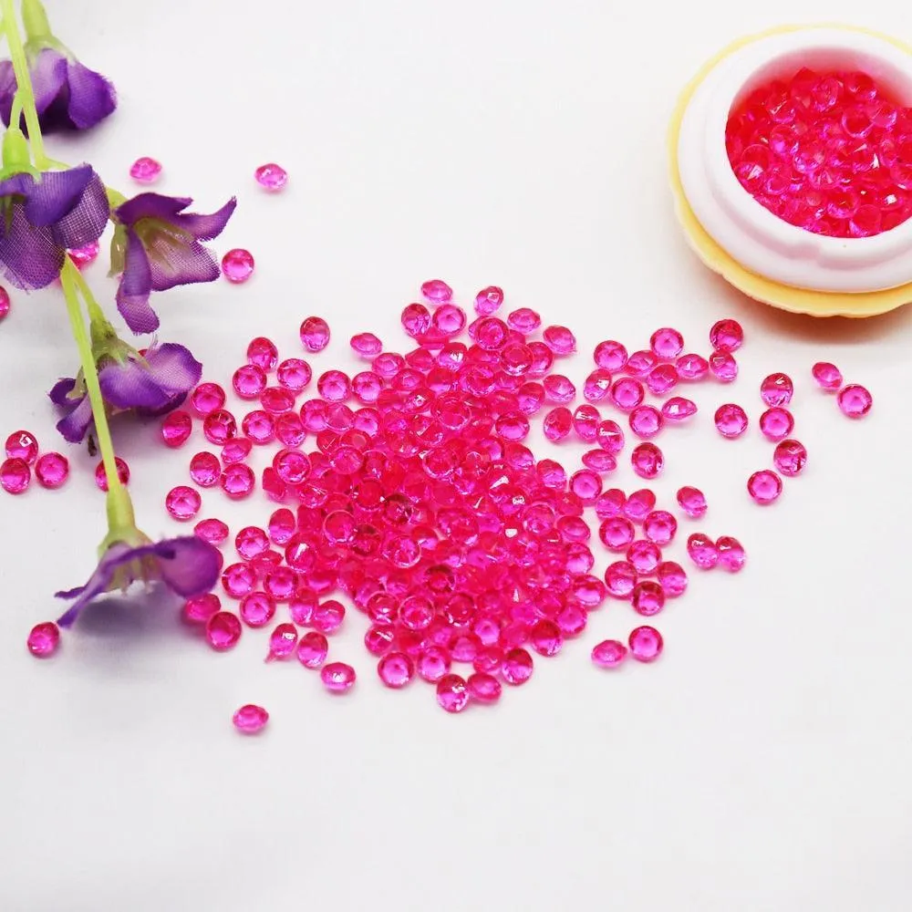 Elegant Clear Acrylic Diamond Scatter Set for Luxurious Event Decor