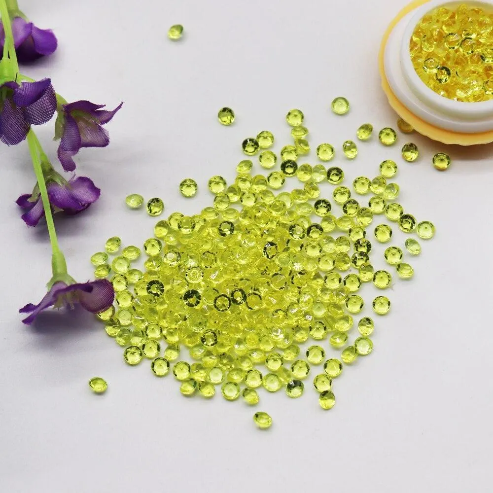 Elegant Clear Acrylic Diamond Scatter Set for Luxurious Event Decor