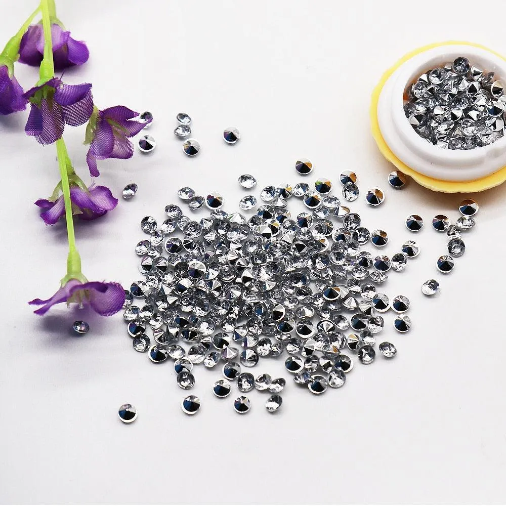 Elegant Clear Acrylic Diamond Scatter Set for Luxurious Event Decor