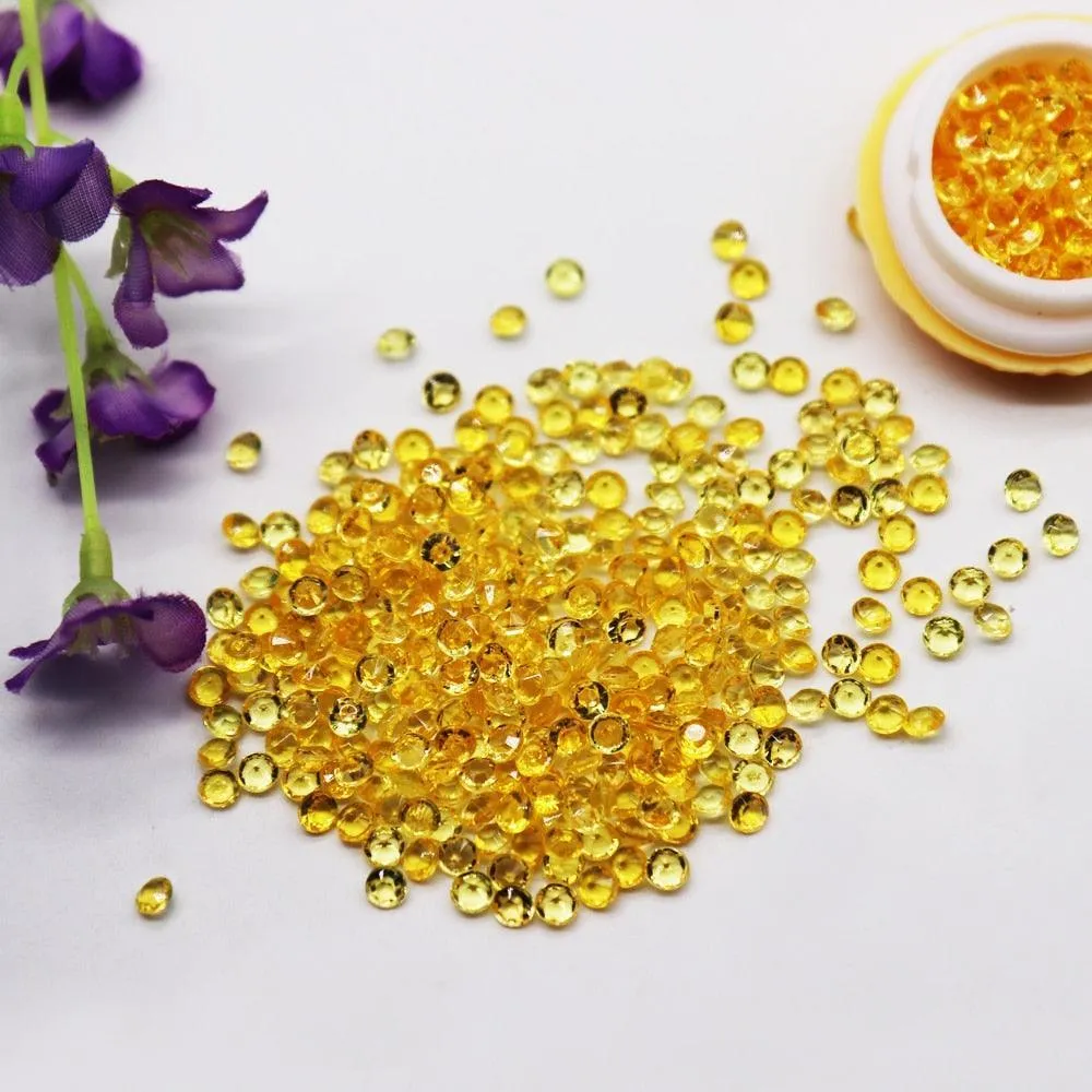 Elegant Clear Acrylic Diamond Scatter Set for Luxurious Event Decor
