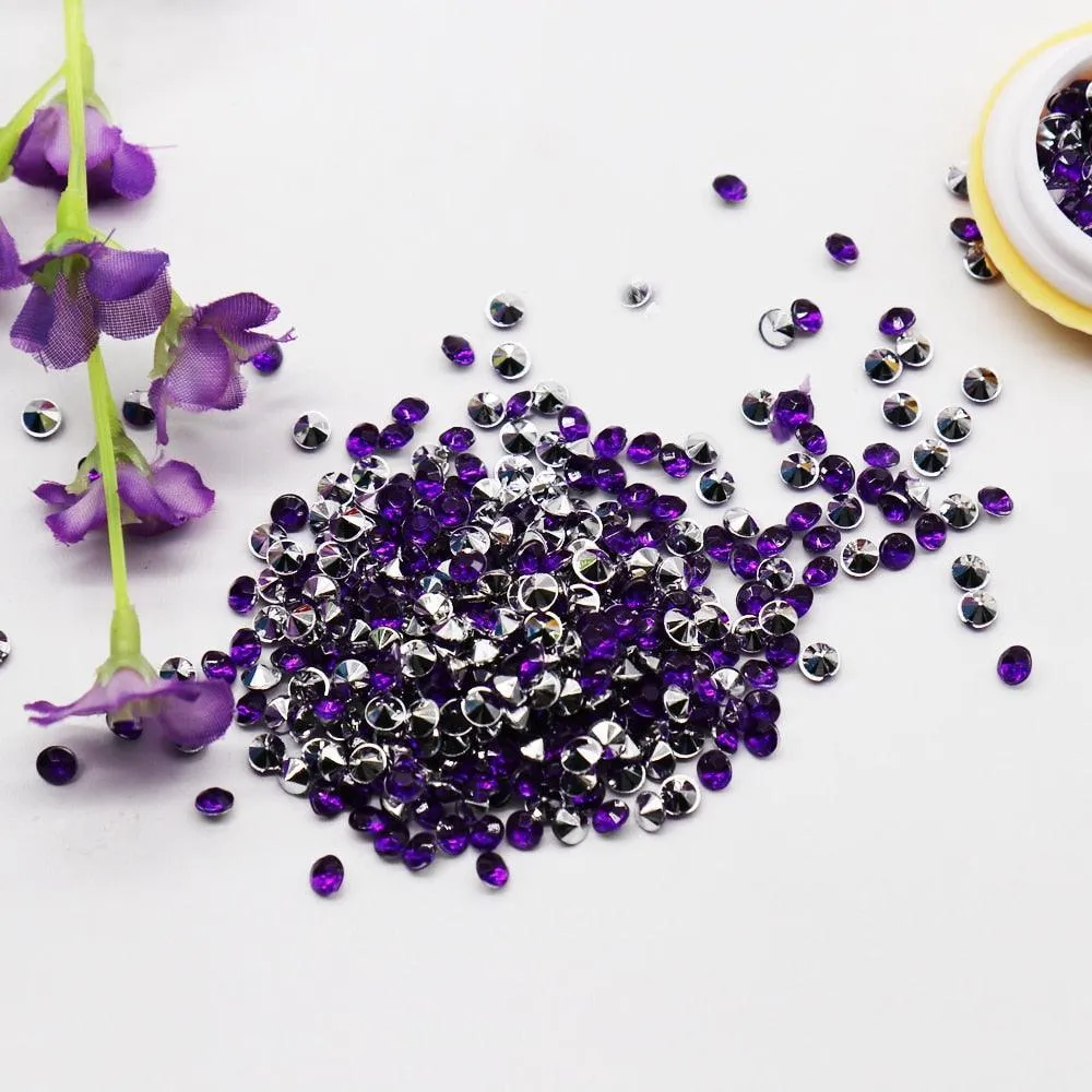 Elegant Clear Acrylic Diamond Scatter Set for Luxurious Event Decor