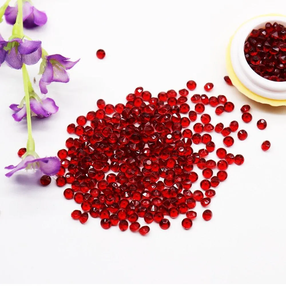 Elegant Clear Acrylic Diamond Scatter Set for Luxurious Event Decor