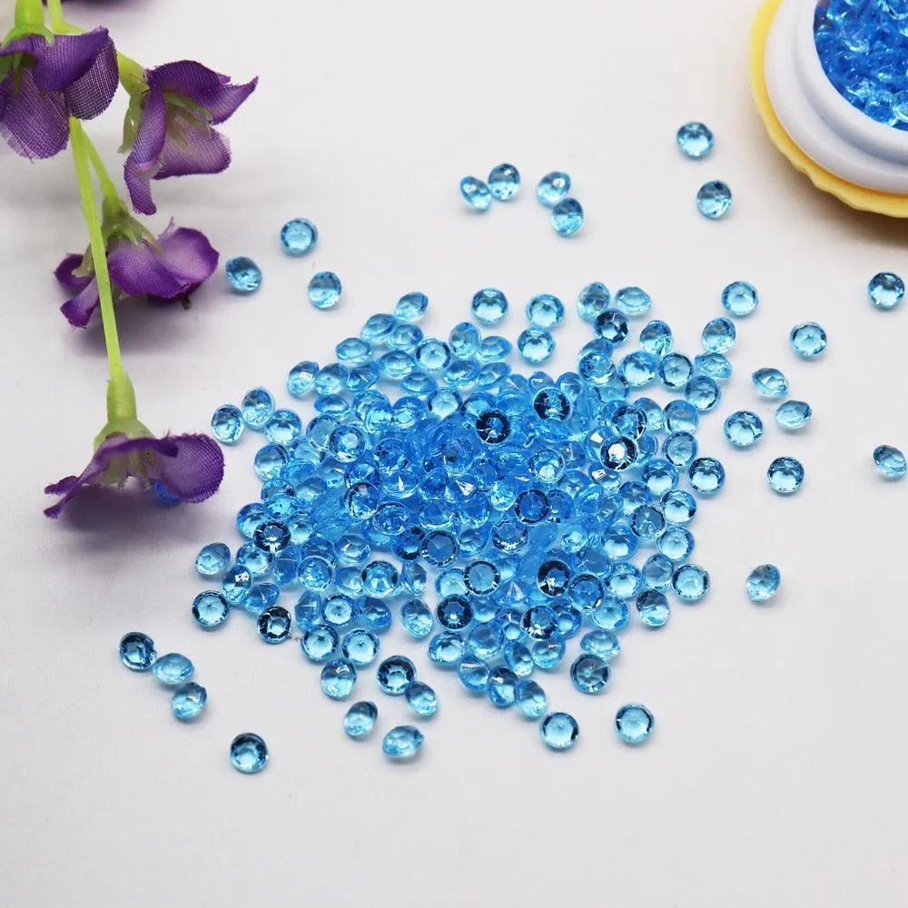 Elegant Clear Acrylic Diamond Scatter Set for Luxurious Event Decor