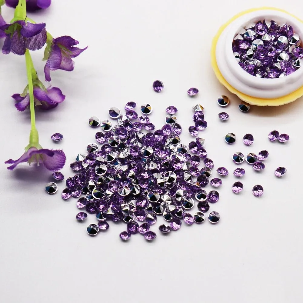 Elegant Clear Acrylic Diamond Scatter Set for Luxurious Event Decor