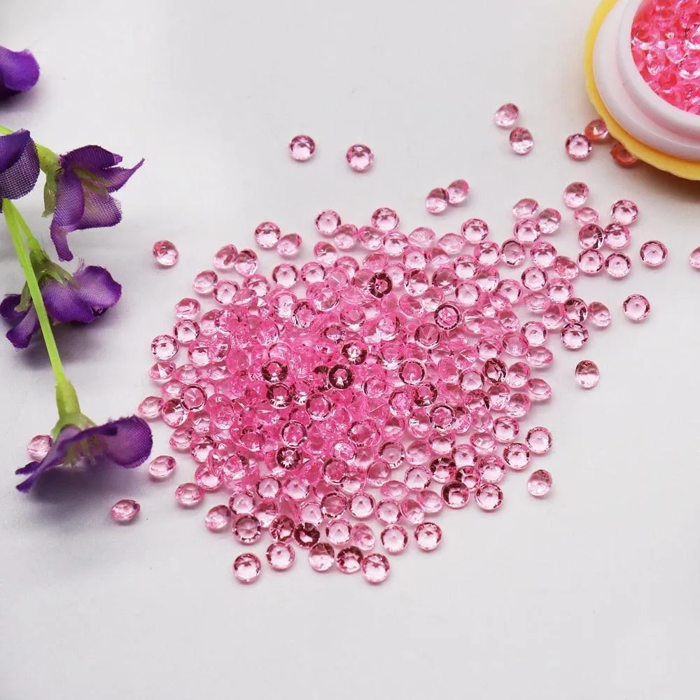 Elegant Clear Acrylic Diamond Scatter Set for Luxurious Event Decor