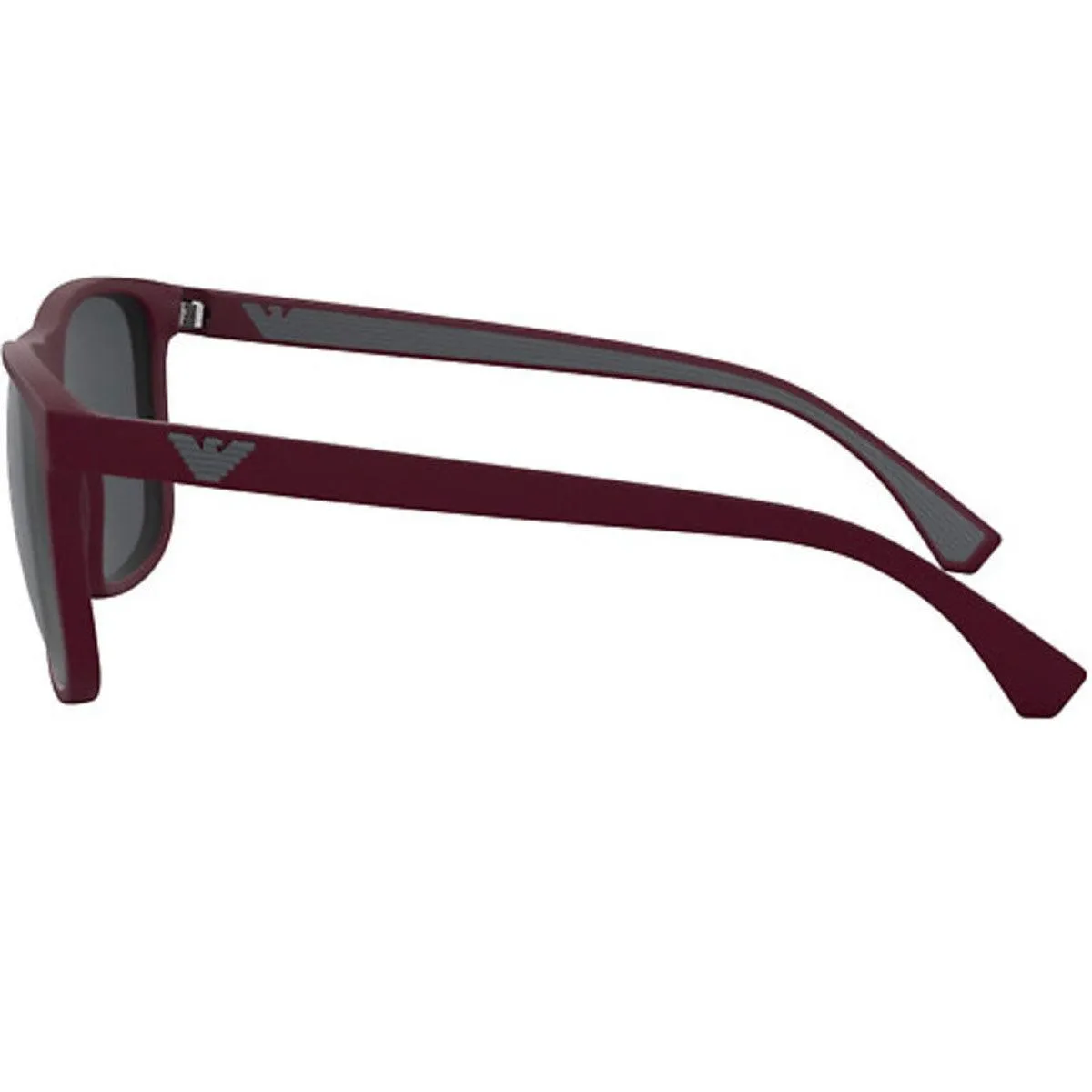 Emporio Armani Men's Sunglasses - Dark Grey Lens Matte Burgundy Frame | EA4129 5751
