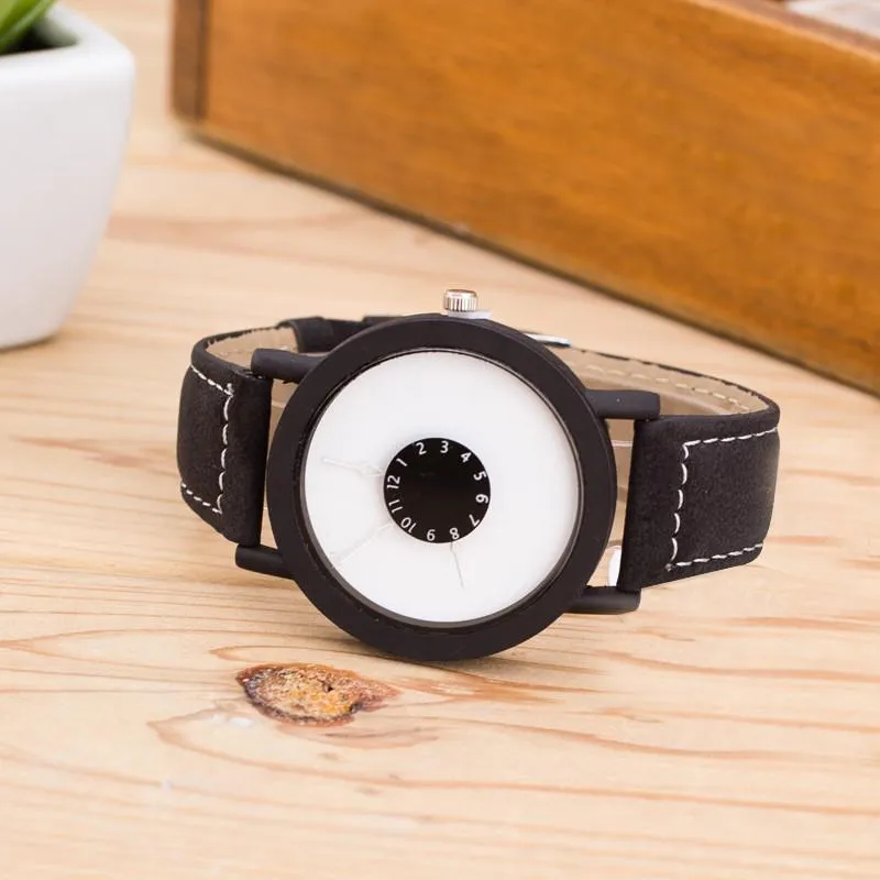 Fashion Lovers Dial Quartz Watches Black Most Beautiful Women Watches