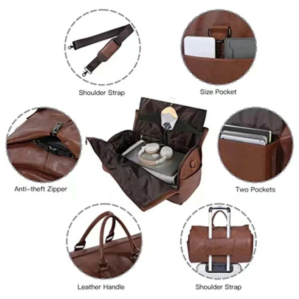 Fashion Travel Duffle Bag Portable Light Weight Waterproof Folding Suitbag Women Large Capacity Clothes Totes