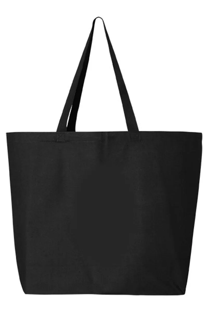 Faux Rhinestone Chicken Canvas Jumbo Tote