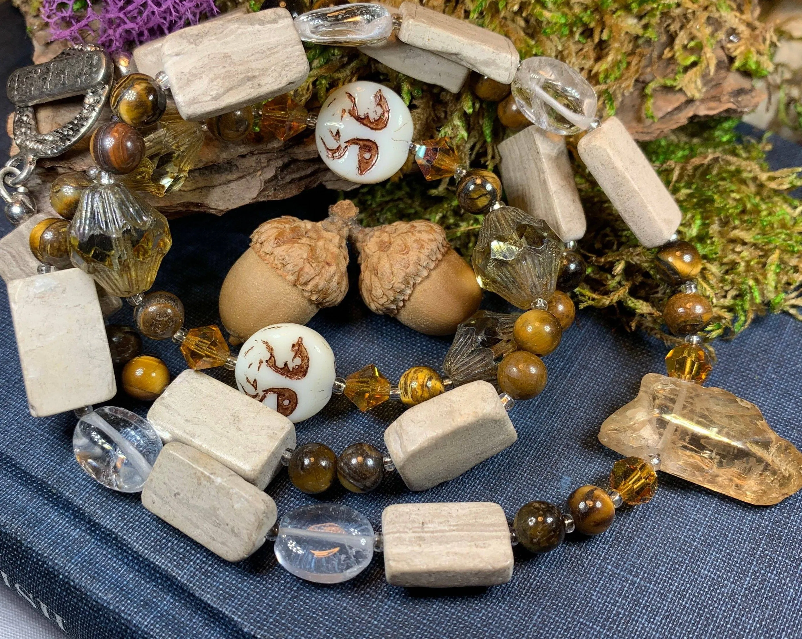 Forest Dawn Quartz Crystal Necklace