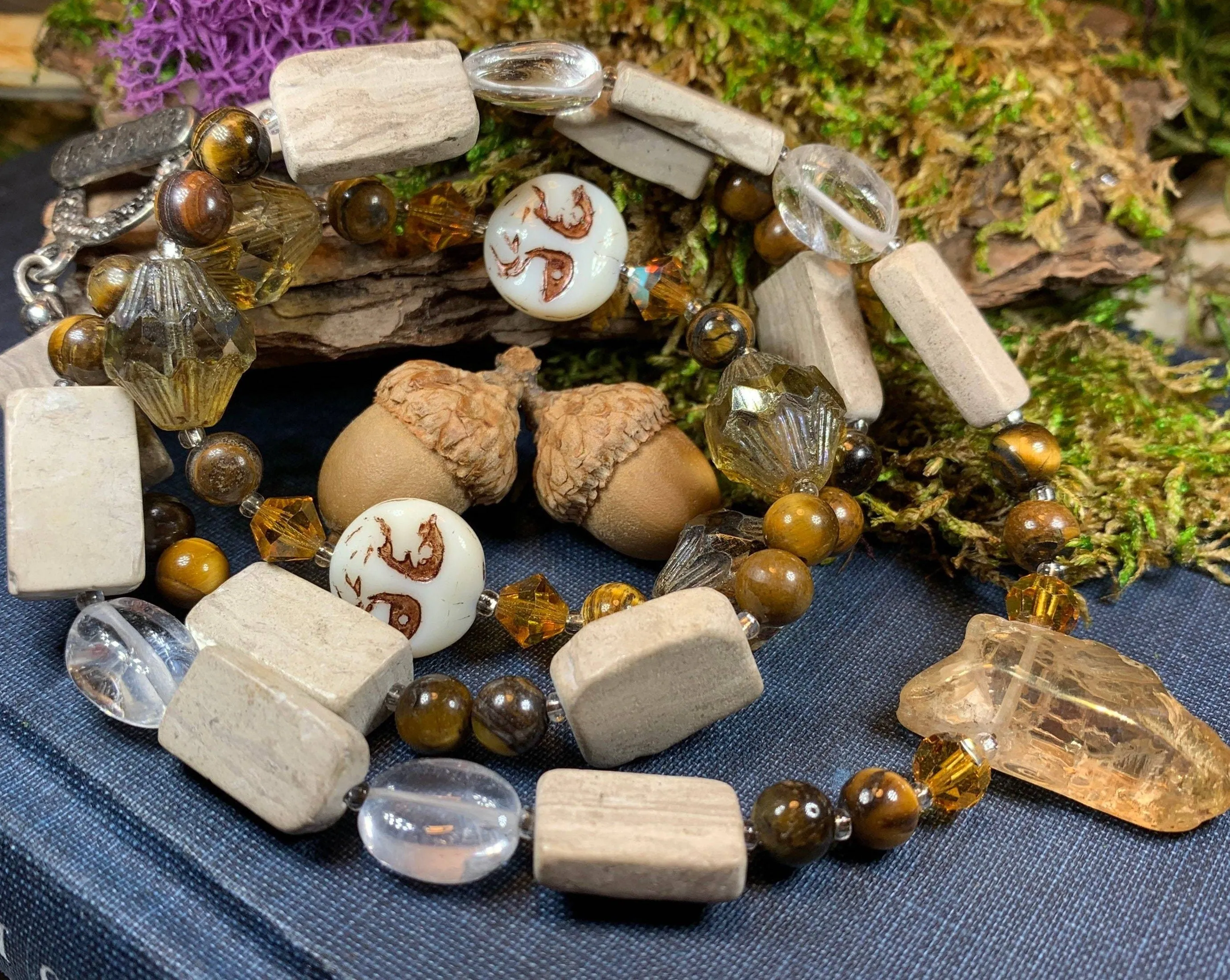 Forest Dawn Quartz Crystal Necklace