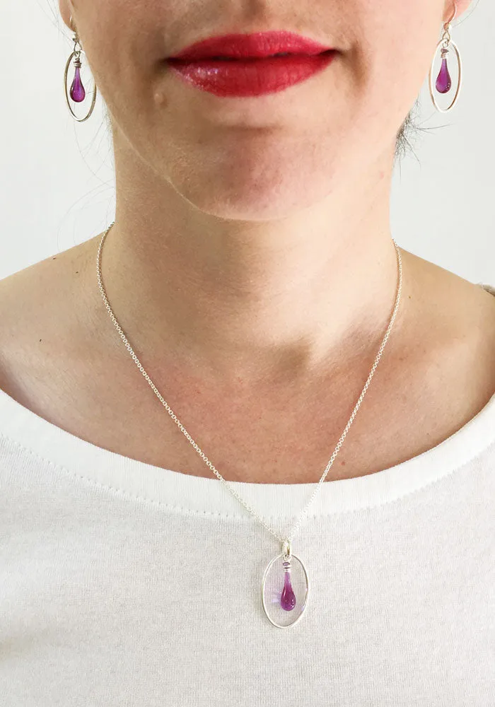 Forest Mist Cameo Necklace