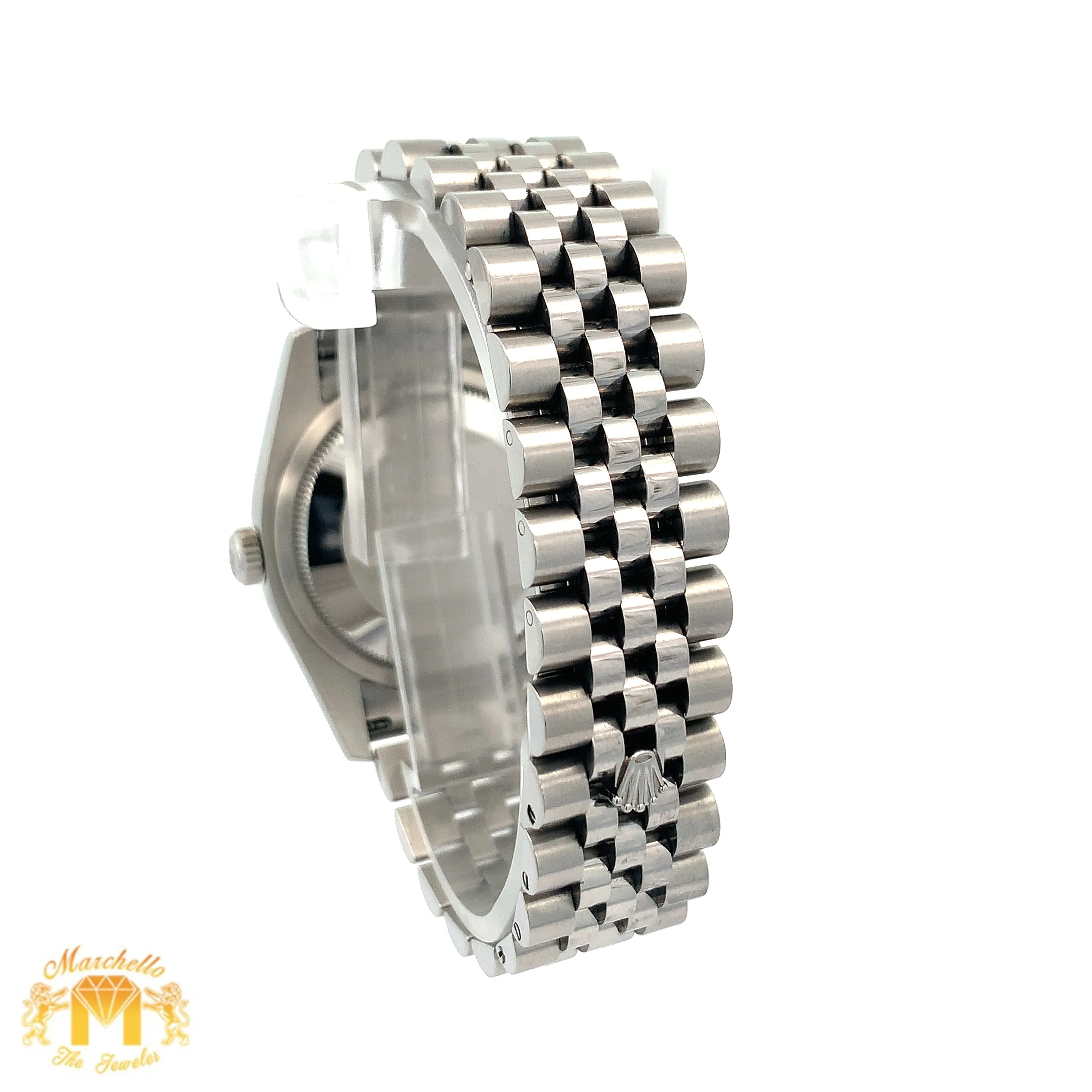 Full Factory 36mm Rolex Watch with Stainless Steel Jubilee Bracelet