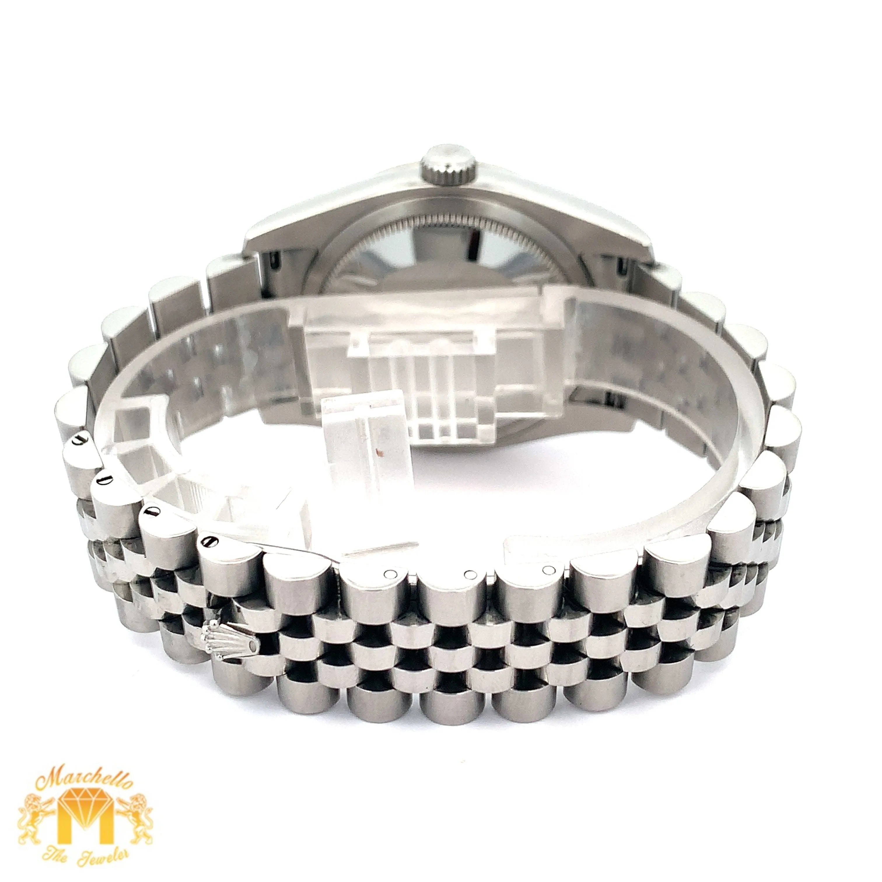 Full Factory 36mm Rolex Watch with Stainless Steel Jubilee Bracelet