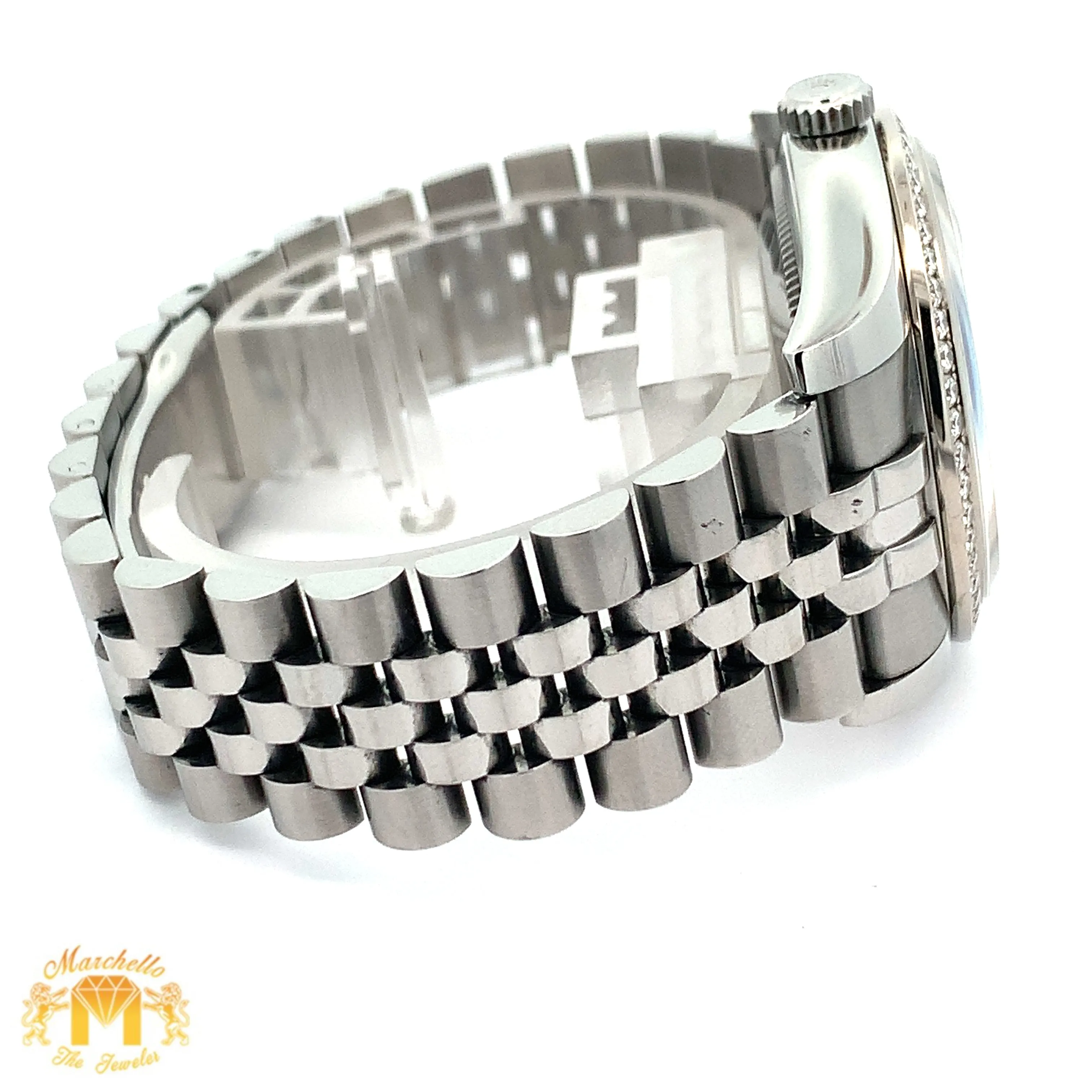 Full Factory 36mm Rolex Watch with Stainless Steel Jubilee Bracelet