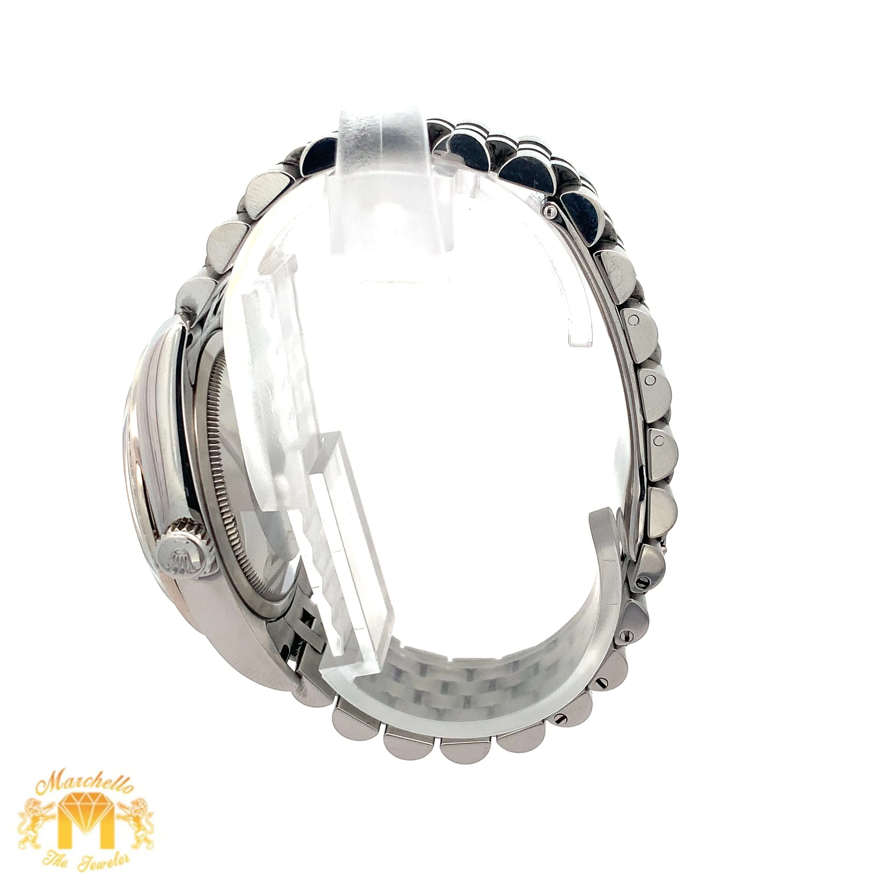 Full Factory 36mm Rolex Watch with Stainless Steel Jubilee Bracelet