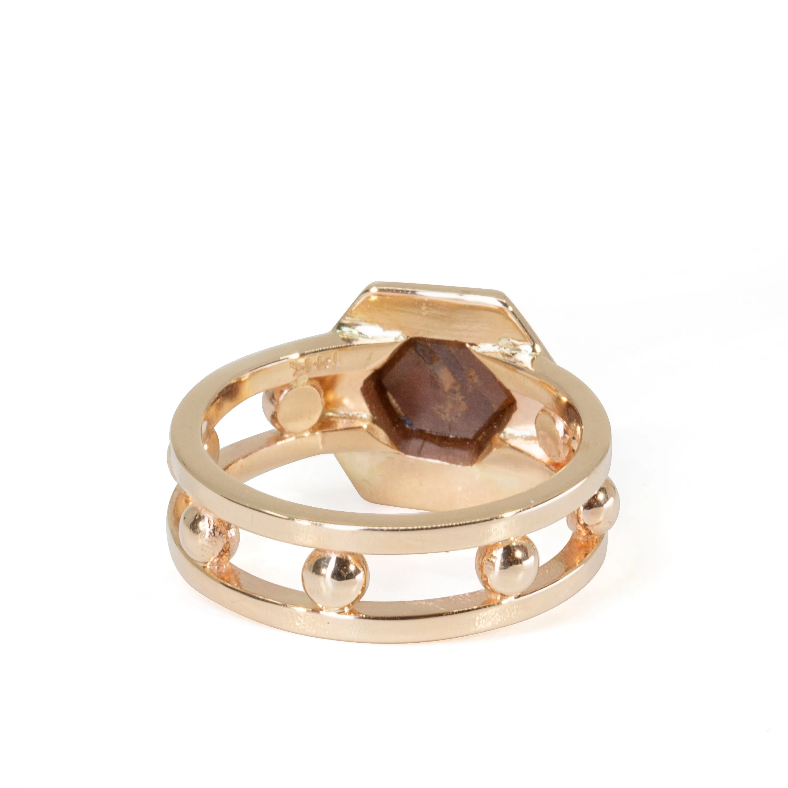 Garnet- Rainbow Andradite 1.6 carat Handcrafted 14k Gemstone Ring