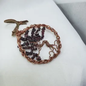 Garnet Tree of Life Suncatcher