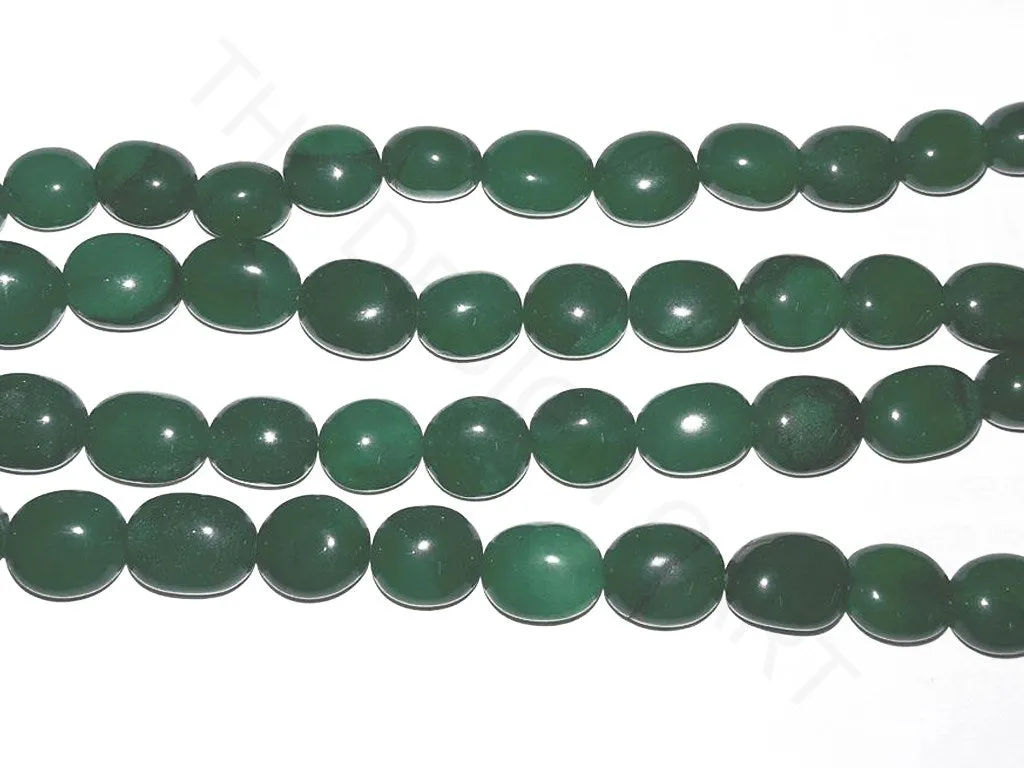 Green 2 Semi Precious Quartz Tumble Beads