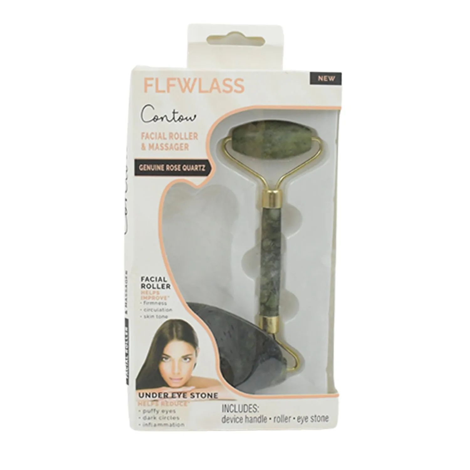 Gua Sha Stone & Jade Roller for Anti-Aging Face Massage