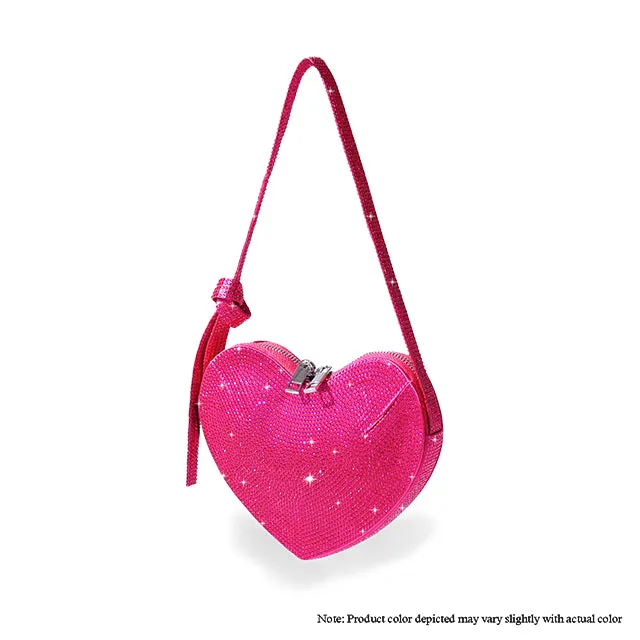 H-HEART HEART SHAPE CROSSBODY BAG