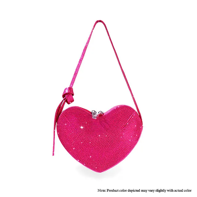 H-HEART HEART SHAPE CROSSBODY BAG