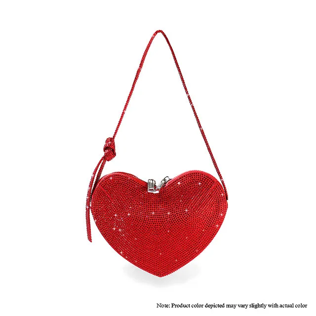 H-HEART HEART SHAPE CROSSBODY BAG