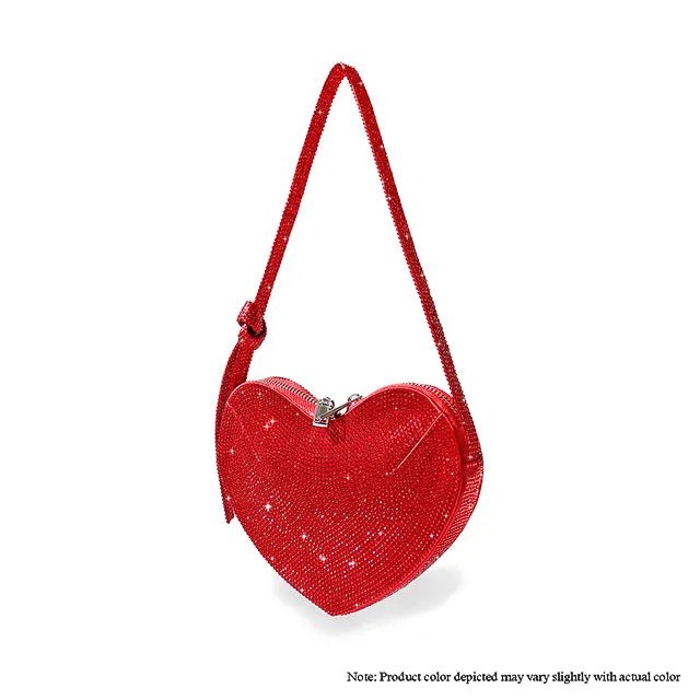 H-HEART HEART SHAPE CROSSBODY BAG