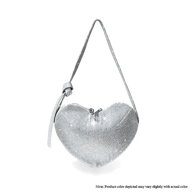 H-HEART HEART SHAPE CROSSBODY BAG
