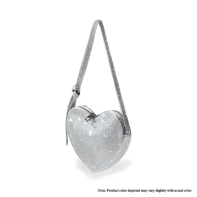 H-HEART HEART SHAPE CROSSBODY BAG
