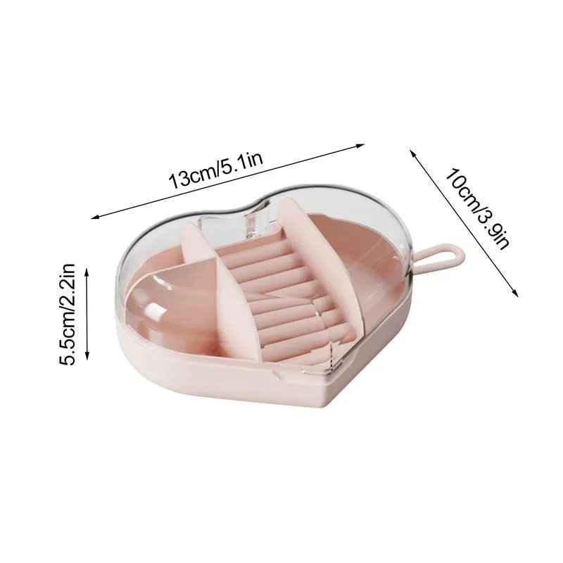 Heart Travel Jewellery Box E0-29