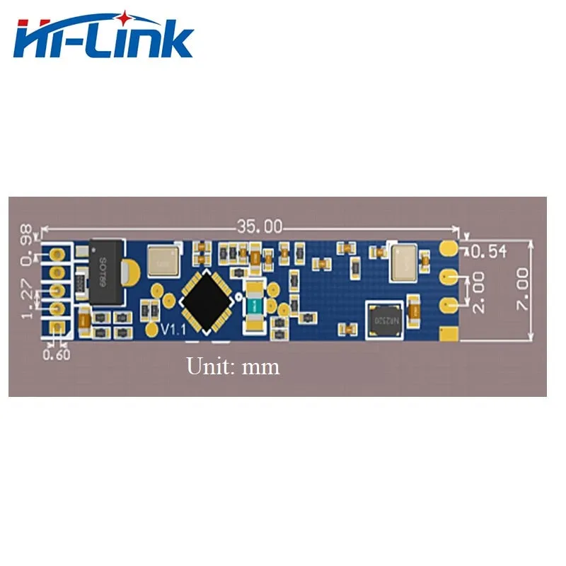 Hi-Link New HLK-LD2410 5V Mini High Sensitivity 24GHz Human Presence Status Sensor Radar Module Consumer Electronic