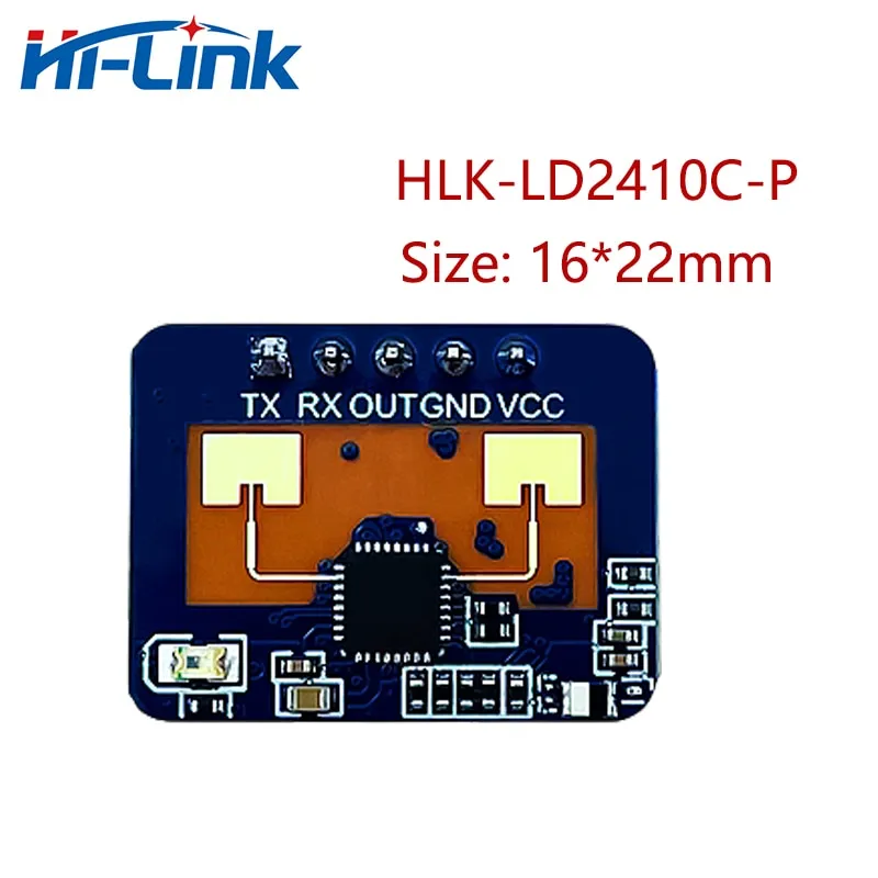 Hi-Link New HLK-LD2410 5V Mini High Sensitivity 24GHz Human Presence Status Sensor Radar Module Consumer Electronic