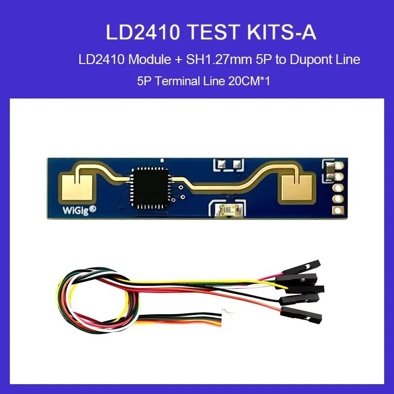 Hi-Link New HLK-LD2410 5V Mini High Sensitivity 24GHz Human Presence Status Sensor Radar Module Consumer Electronic