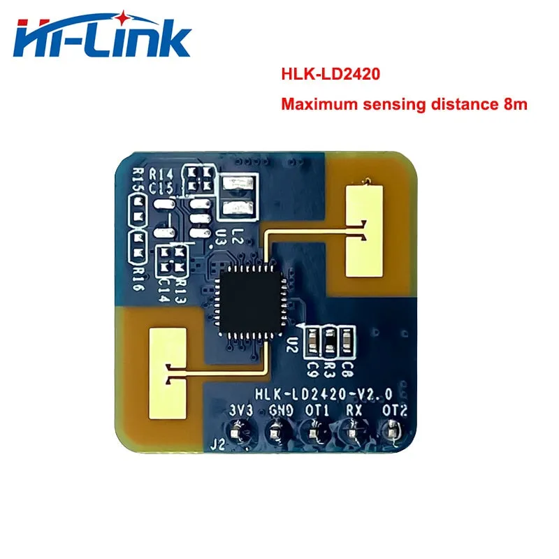 Hi-Link New HLK-LD2410 5V Mini High Sensitivity 24GHz Human Presence Status Sensor Radar Module Consumer Electronic