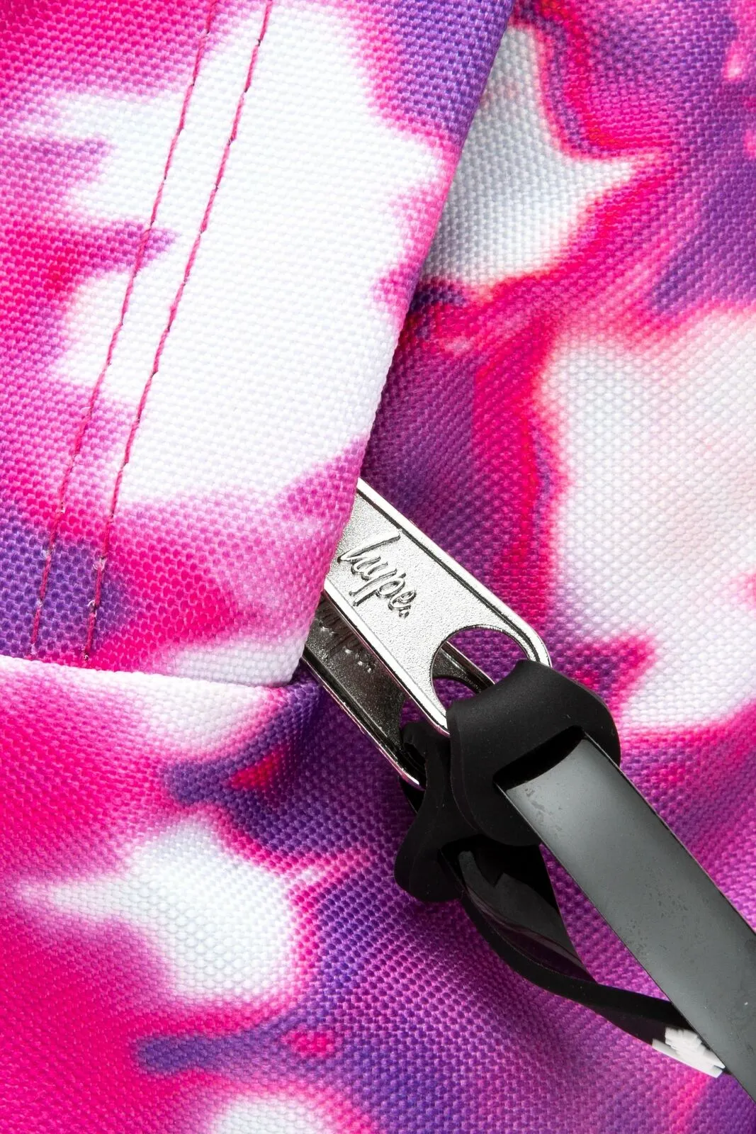 Hype Pink Heart Hippy Tie Dye Backpack