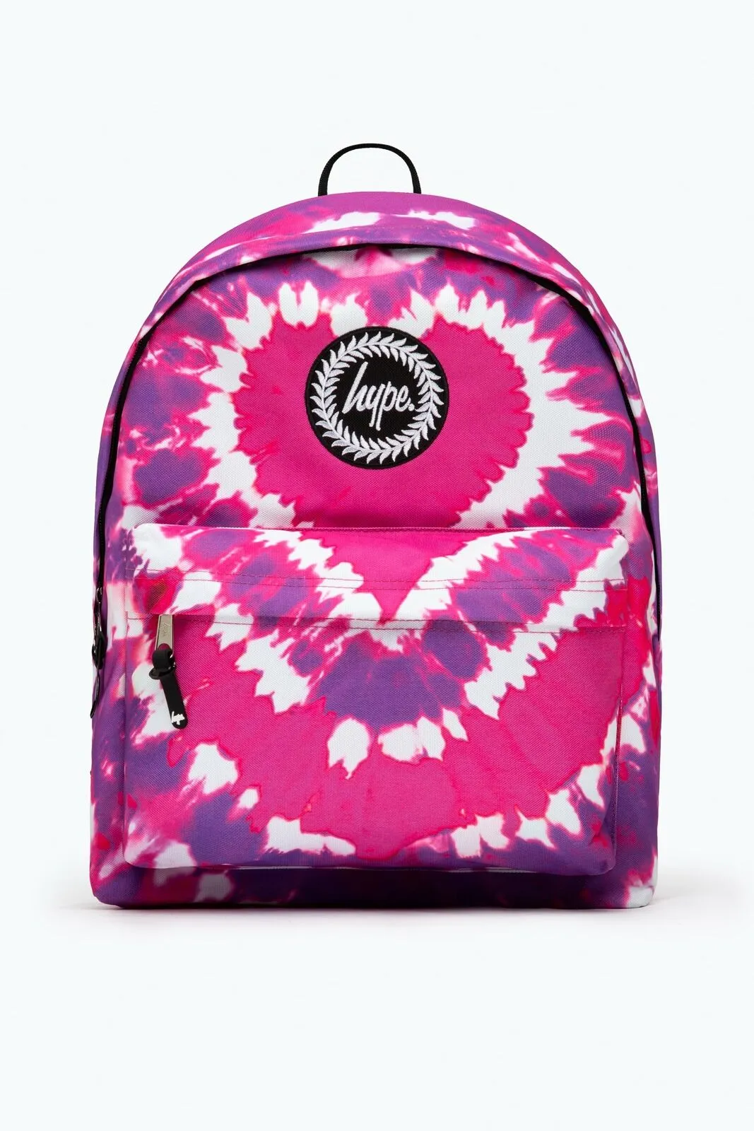 Hype Pink Heart Hippy Tie Dye Backpack