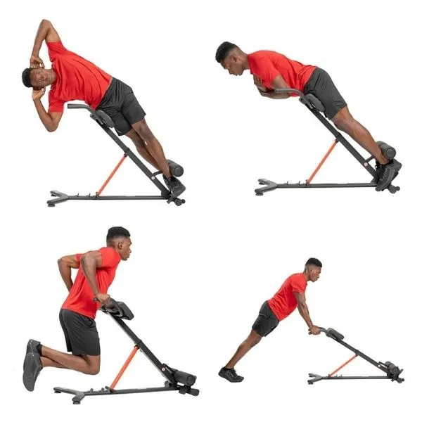 Hyperextension Roman Chair With Dip Station