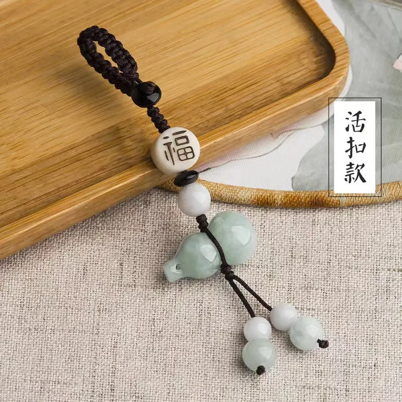 Jade Calabash Phone Chain-Fengshui Protecion