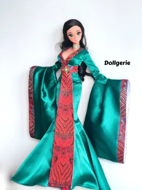 Jade Empress Gown for SmartDoll / DD (fits for L bust)