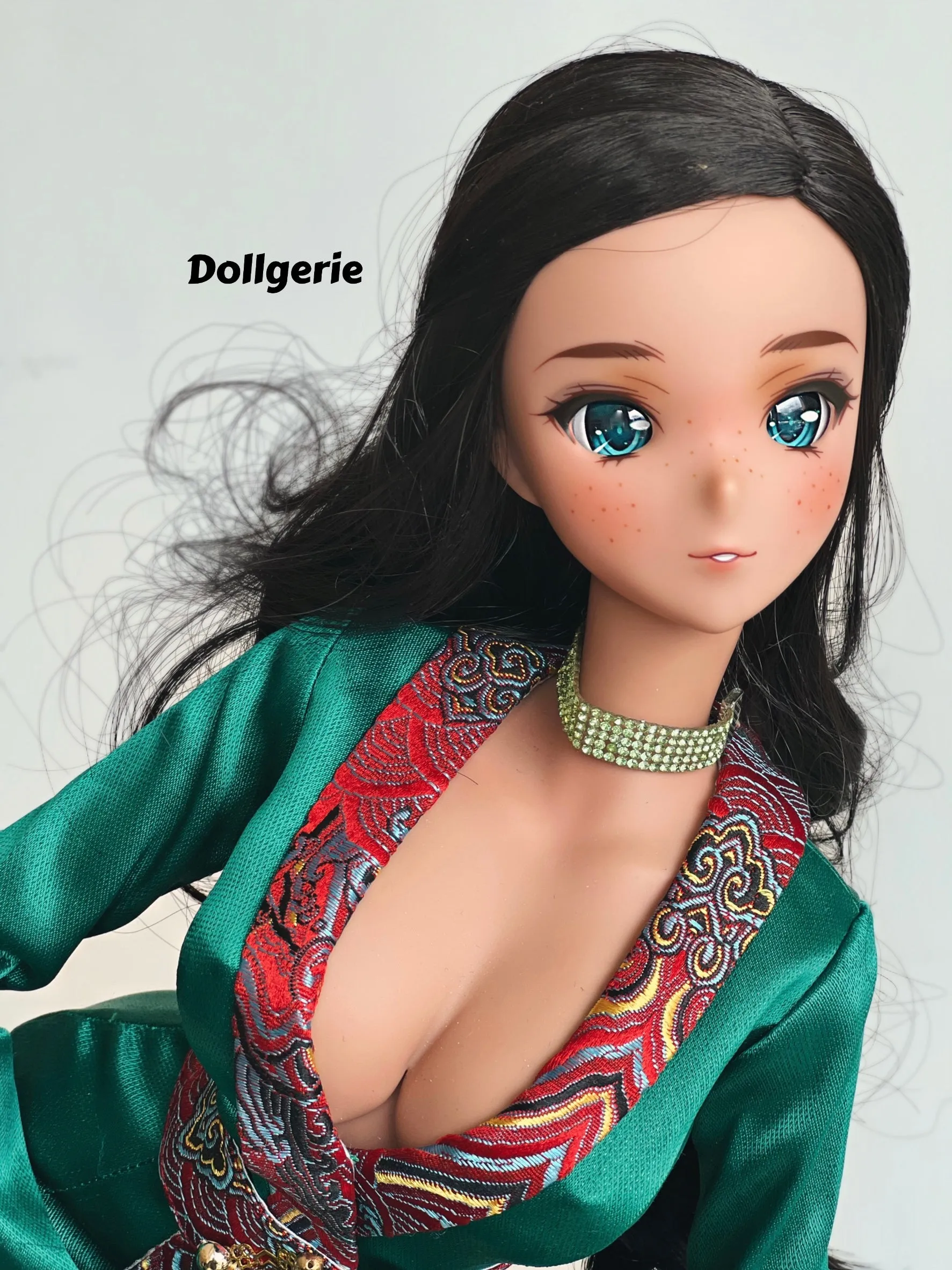 Jade Empress Gown for SmartDoll / DD (fits for L bust)