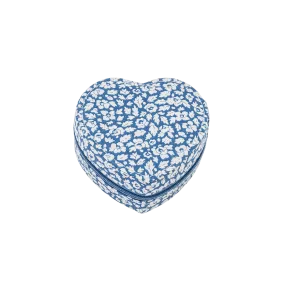 Jewelry Box Heart Liberty Feather Blue