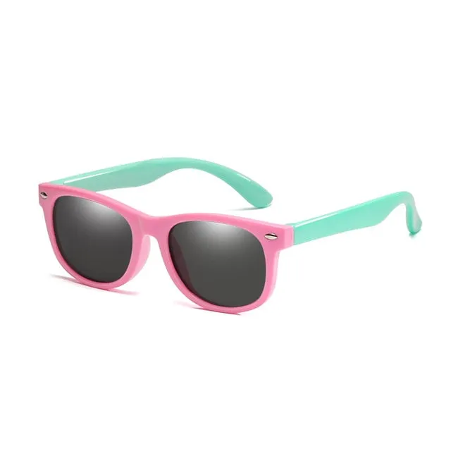 Kids Polarized Sunglasses uV Protection LeadFree Flexible Rubber Frame