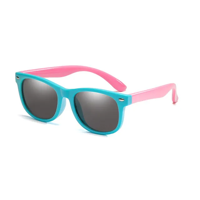 Kids Polarized Sunglasses uV Protection LeadFree Flexible Rubber Frame