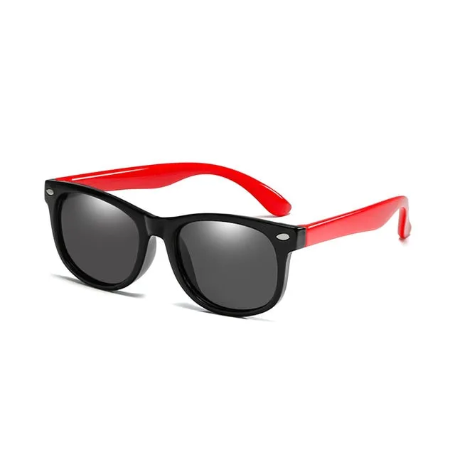 Kids Polarized Sunglasses uV Protection LeadFree Flexible Rubber Frame