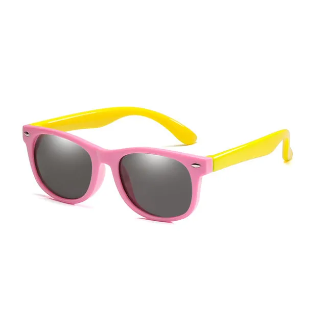 Kids Polarized Sunglasses uV Protection LeadFree Flexible Rubber Frame