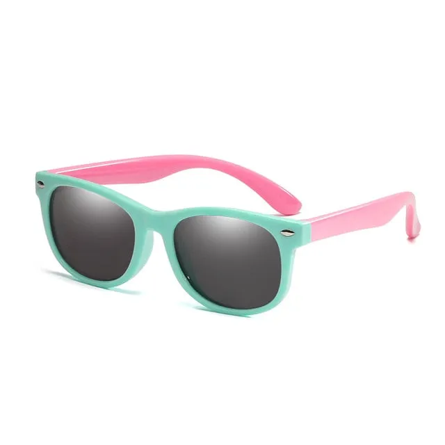 Kids Polarized Sunglasses uV Protection LeadFree Flexible Rubber Frame