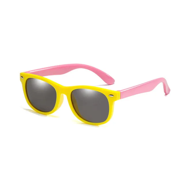 Kids Polarized Sunglasses uV Protection LeadFree Flexible Rubber Frame